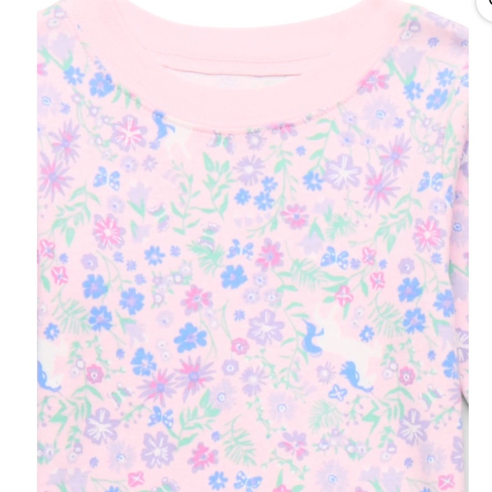 NWT Floral Pastel Long Sleeve Top Size 12M